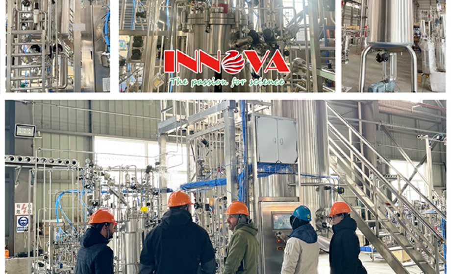 INNOVA 15L-100L-2000L fermenters were successfully produced and shipped to France, helping the development of global biotechnology