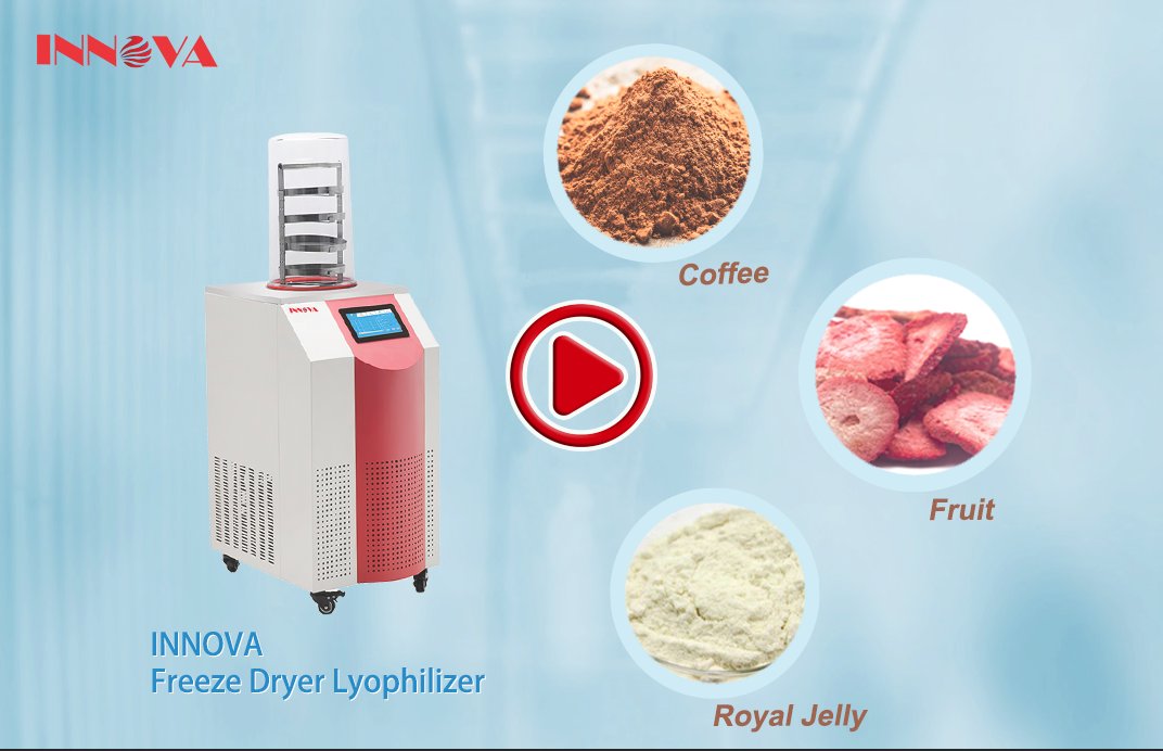 Vacuum Freeze Dryer for Puffed up Candy Lyophilizer Food Machine
